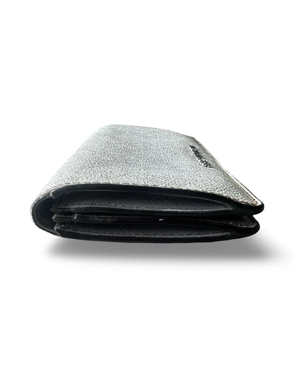 Michael Kors Beige Gray Snap Wallet
